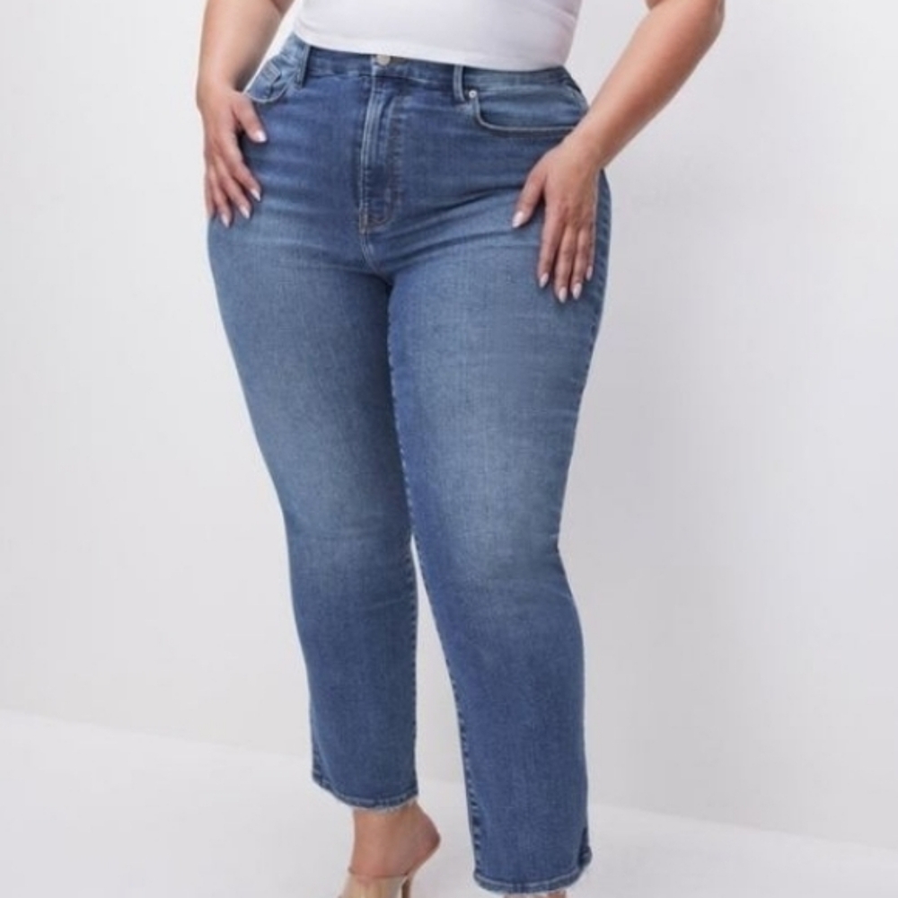Good American Good Legs Straight Jeans
